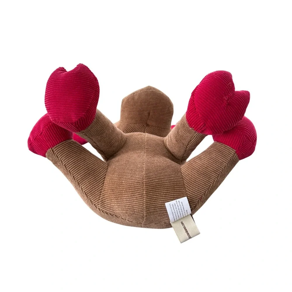 Jax and Bones‎ Wool Blend Woolies Reindeer Plush Dog Toy Christmas CUTE!